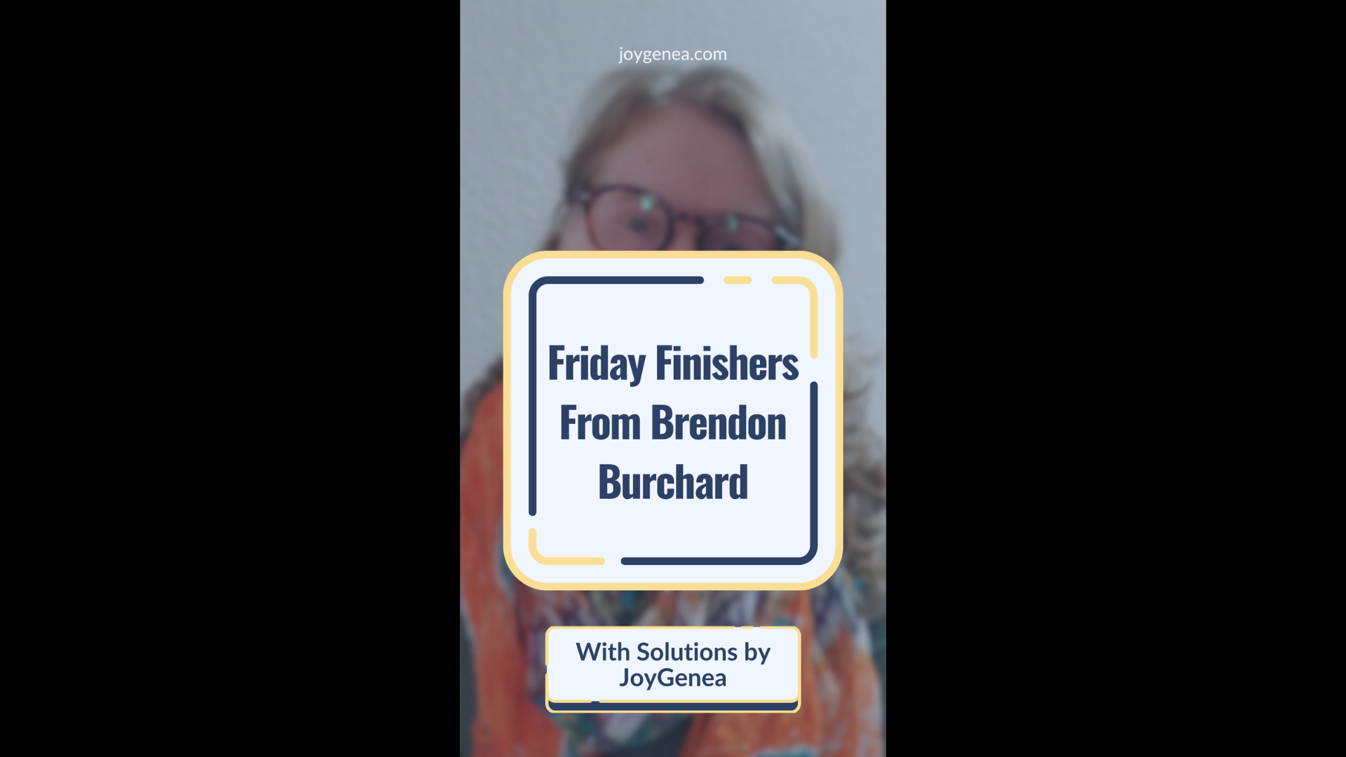 Featured image for “Friday finishers from Brendon Burchard”